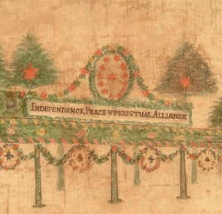 The Colonnade or Bower at West Point Designed by Major Villefranche, May 1782.
