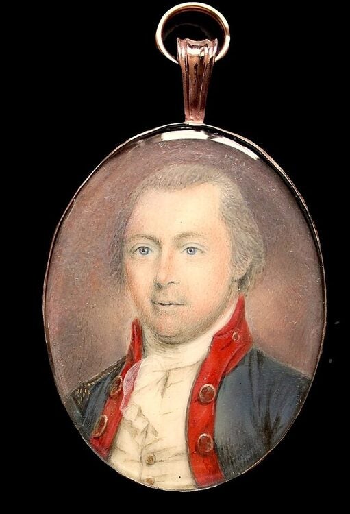 Item #113 American Captain of Artillery, 1789. JAMES PEALE.