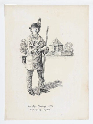 Item #114 "The Boys' Company 1775, Williamsburg, Virginia." Peter COPELAND