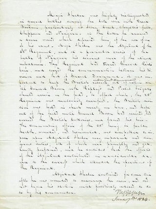 Item #124 TWO EYEWITNESS ACCOUNTS OF THE NIAGARA CAMPAIGN OF 1814. Thomas S. JESUP, US Army...