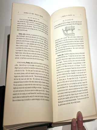 JOURNALS OF THE HON. WILLIAM HERVEY IN NORTH AMERICA...from 1755 to 1814.